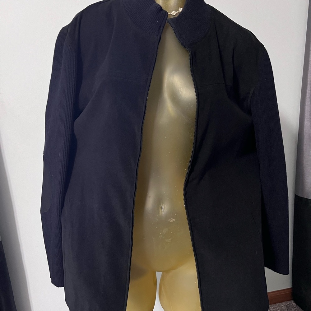 Lightweight Suede Jacket - Size 14